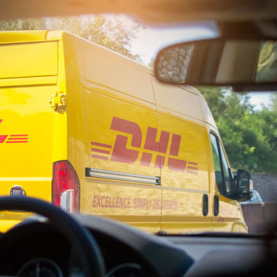 Encomenda DHL Express Entrega Serviço de Correio Internacional da China